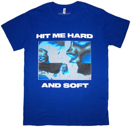 Eilish,Billie - Hit Me Hard And Soft Negative (Blue) T-Shirt