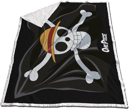One Piece - Plaid Sherpa Drapeau Mugiwara 130x170cm