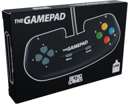 THEGAMEPAD (Black) (for THEC64, THEC64 Mini, THEA500 Mini, THE400 Mini, The Spectrum)