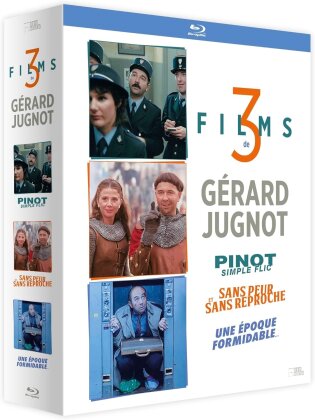 3 films de Gérard Jugnot - Pinot simple flic / Sans peur et sans reproche / Une époque formidable (3 Blu-ray)