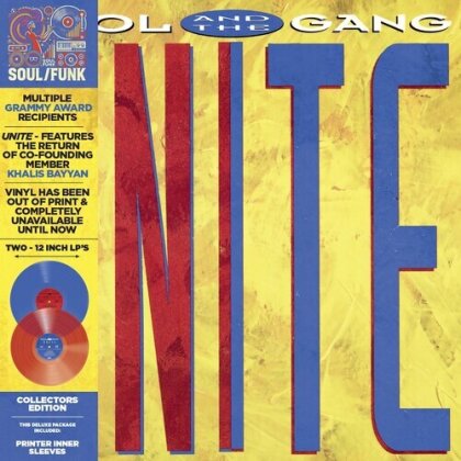 Kool & The Gang - Unite (2024 Reissue, LMLR, Extended Edition, Édition Limitée, Blue / Red Vinyl, LP)