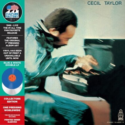 Cecil Taylor (Klavier) - Student Studies (2024 Reissue, LMLR, Limited Edition, Remastered, White / Blue Vinyl, 2 LPs)