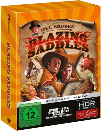 Blazing Saddles - Der wilde Wilde Westen (1974) (Ultimate Collector's Edition, Limited Edition, Steelbook, 4K Ultra HD + Blu-ray)