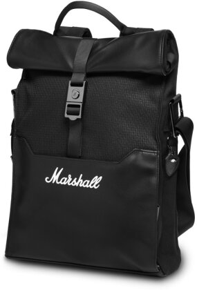 Marshall - Sac à bandoulière Roll Top Uptown Noir et Blanc