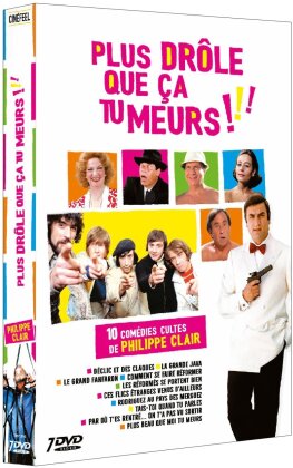 Plus drôle que ça tu meurs !!! - 10 comédies cultes de Philippe Clair (7 DVDs)