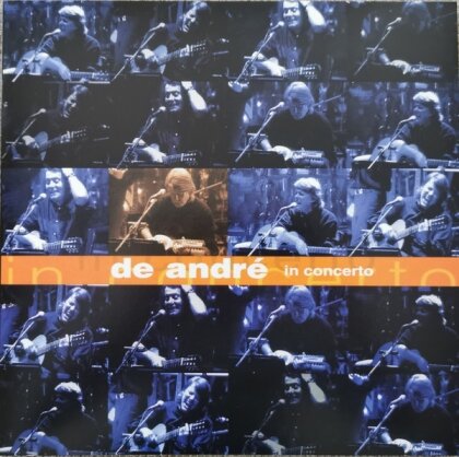 Fabrizio De André - In Concerto (2022 Reissue, Numbered, Limited Edition, Translucent Blue Vinyl, LP)