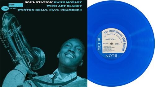 Hank Mobley - Soul Station 2024 Reissue, Blue Note 85th Anniversary Reissue Series, Blue Vinyl, LP