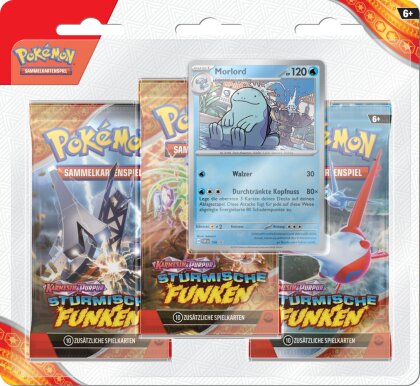 Pokémon (Sammelkartenspiel) - PKM KP08 3-Pack Blister DE