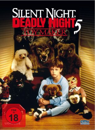 Silent Night, Deadly Night 5: Toy Maker (1991) (Cover B, Edizione Limitata, Mediabook, Uncut, Blu-ray + DVD)