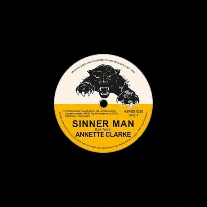 Annette Clarke & Lee Perry - Sinner Man / Sinner Man Dub (2024 Reissue, Harlem Shufffle Records, 7" Single)