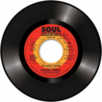 Charles Williams & Freddie Terrell - You Had It Made / Standing In The Way (7" Single)