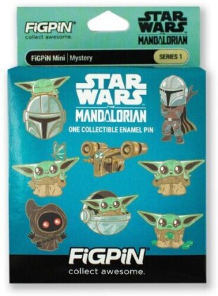 Figpin Mystery Mini Pin Star Wars Mandalorian S1 - Figpin Mystery Mini Star Wars Mandalorian S1 1 Pin