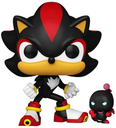 Sonic The Hedgehog POP & Buddy! Vinyl Figur Shadow w/DChao 9 cm