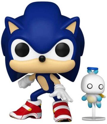 Sonic The Hedgehog POP & Buddy! Vinyl Figur Sonic w/ HChao 9 cm