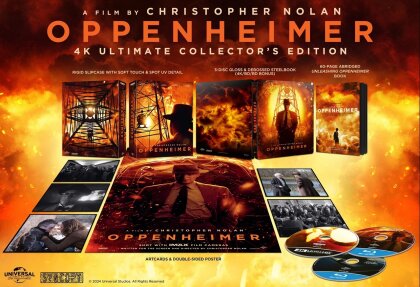 Oppenheimer (2023) (Slipcase, Ultimate Collector's Edition, Limited Edition, Steelbook, 4K Ultra HD + 2 Blu-rays)