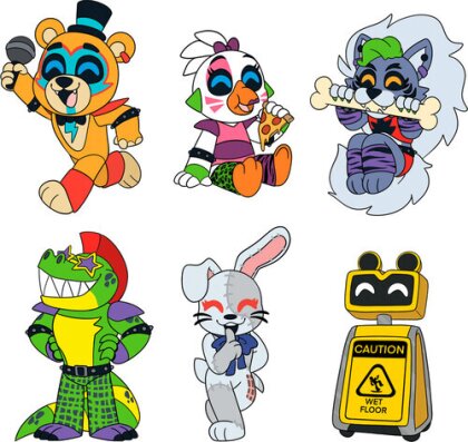 Youtooz - Fnaf Security Breach Pin Set