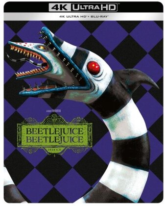 Beetlejuice Beetlejuice - Beetlejuice 2 (2024) (Cover 1, Limited Edition, Steelbook, 4K Ultra HD + Blu-ray)