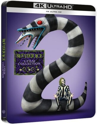 Beetlejuice (1988) / Beetlejuice Beetlejuice (2024) - 2-Film Collection (Limited Edition, Steelbook, 2 4K Ultra HDs)