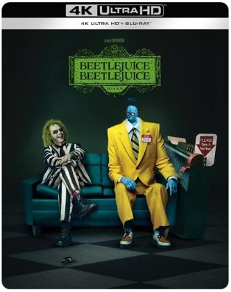 Beetlejuice Beetlejuice - Beetlejuice 2 (2024) (Cover 2, Limited Edition, Steelbook, 4K Ultra HD + Blu-ray)