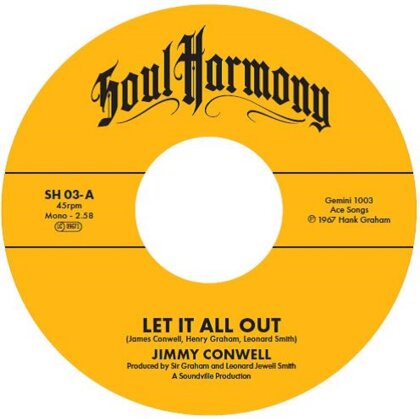 Jimmy Conwell - Let It All Out (7" Single)