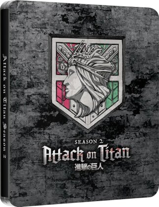 Attack on Titan - Season 2 (Limited Edition, Steelbook, 2 Blu-rays)