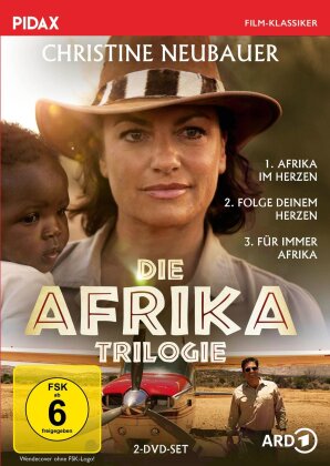 Die Afrika Trilogie - Folge deinem Herzen (2006) / Für immer Afrika (2007) / Afrika im Herzen (2008) (Pidax Film-Klassiker, 2 DVDs)