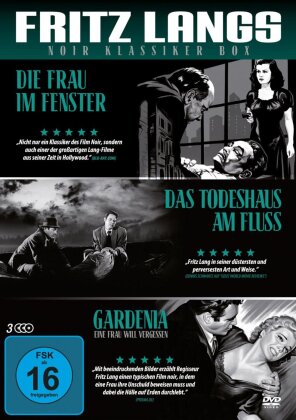 Fritz Langs Noir Klassiker Box - Die Frau im Fenster / Das Todeshaus am Fluss / Gardenia - Eine Frau will vergessen (3 DVDs)