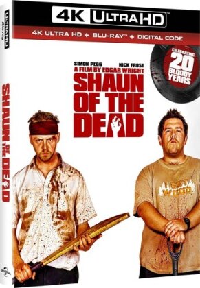 Shaun of the Dead (2004) (20th Anniversary Edition, 4K Ultra HD + Blu-ray)