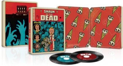 Shaun of the Dead (2004) (20th Anniversary Edition, Limited Edition, Steelbook, 4K Ultra HD + Blu-ray)