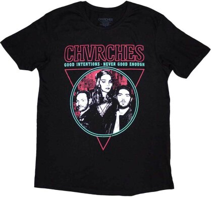 Chvrches Unisex T-Shirt - Good Intentions (Black)