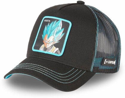 Casquette trucker - Vegeta Blue (Noir) - Dragon Ball