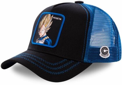 Casquette Trucker - Vegeta (Noir/Bleu) - Dragon Ball Z - U - Taille U