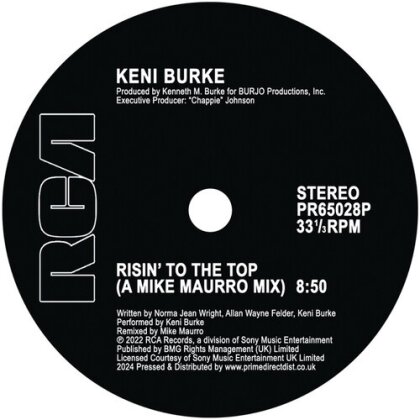 Keni Burke - Risin' To The Top (Mike Maurro Mix) (12" Maxi)