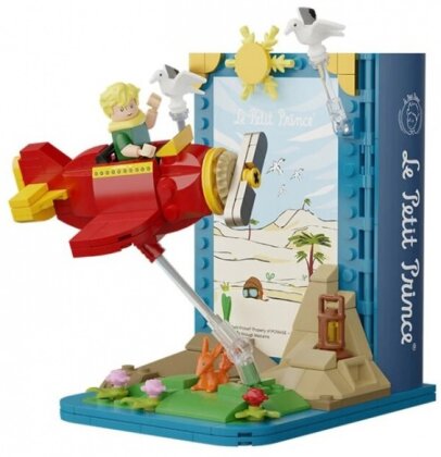Set de Construction - Bookend Airplane - Le Petit Prince - 22 cm