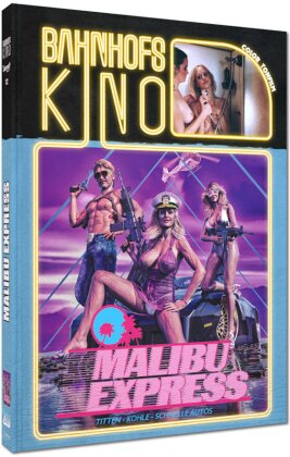 Malibu Express (1985) (Cover B, Bahnhofskino, Limited Edition, Mediabook, Blu-ray + DVD)