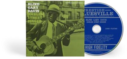 Reverend Blind Gary Davis - Harlem Street Singer (2024 Reissue, Bluesville Acoustic Sounds, Digipack)