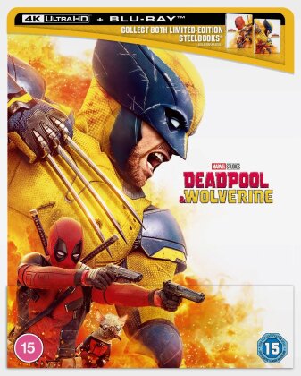 Deadpool & Wolverine - Deadpool 3 (2024) (Cover Wolverine, Limited Edition, Steelbook, 4K Ultra HD + Blu-ray)