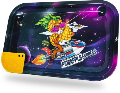 Best Buds Rolling Tray M Superhigh Pineapple Express - with Magnetic Grinder Card 175 x 275mm