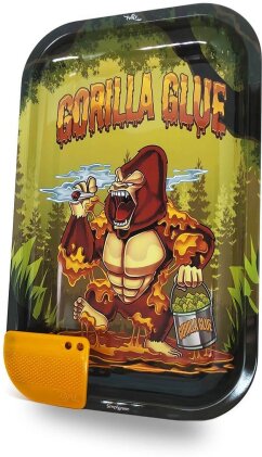 Best Buds: Gorilla Glue - Rolling Tray M Gorilla Glue with Magnetic Grinder Card 175 x 275mm