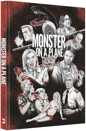 Monster on a Plane (2024) (Cover B, Limited Edition, Mediabook, Blu-ray + DVD)