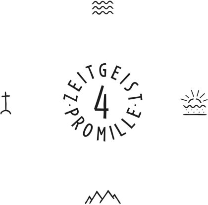 4 Promille - Zeitgeist (Limited Edition, Rot-Schwarz Marbled Vinyl, LP)