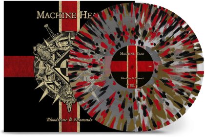 Machine Head - Bloodstone & Diamonds (2024 Reissue, Nuclear Blast, 10th Anniversary Edition, Clear Black Red Gold Splatter Vinyl, 2 LPs)