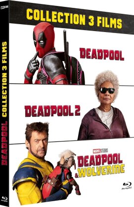 Deadpool: Collection 3 Films - Deadpool (2016) / Deadpool 2 (2018) / Deadpool & Wolverine (2024) (3 Blu-ray)