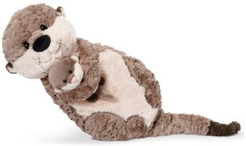 Plüschfigur/Kissen Otter Oda & Odalina