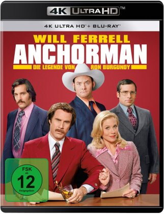 Anchorman - Die Legende von Ron Burgundy (2004) (4K Ultra HD + Blu-ray)