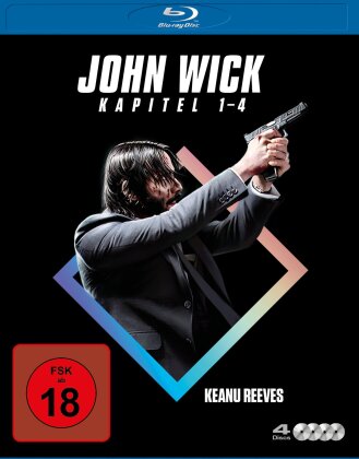 John Wick: Kapitel 1-4 (4 Blu-rays)