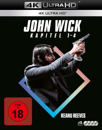 John Wick: Kapitel 1-4 (4 4K Ultra HDs)