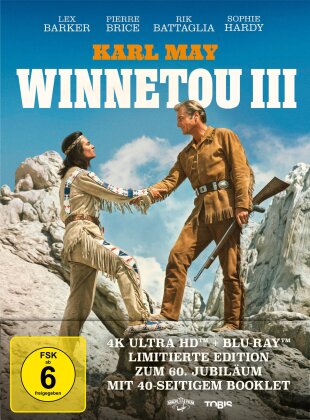 Winnetou 3 (1965) (Limited Edition, Mediabook, 4K Ultra HD + Blu-ray)