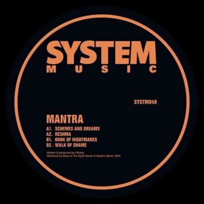 Mantra - Schemes & Dreams (12" Maxi)