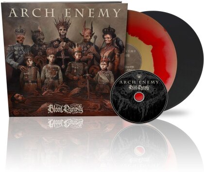 Arch Enemy - Blood Dynasty (Limited Deluxe Edition, Red/Golden & Black Vinyl, 2 LPs + CD)